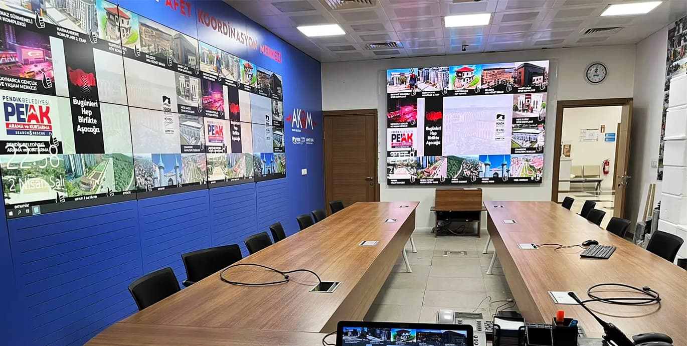 İzleme ve Kontrol Merkezleri için Video Wall Sistemleri