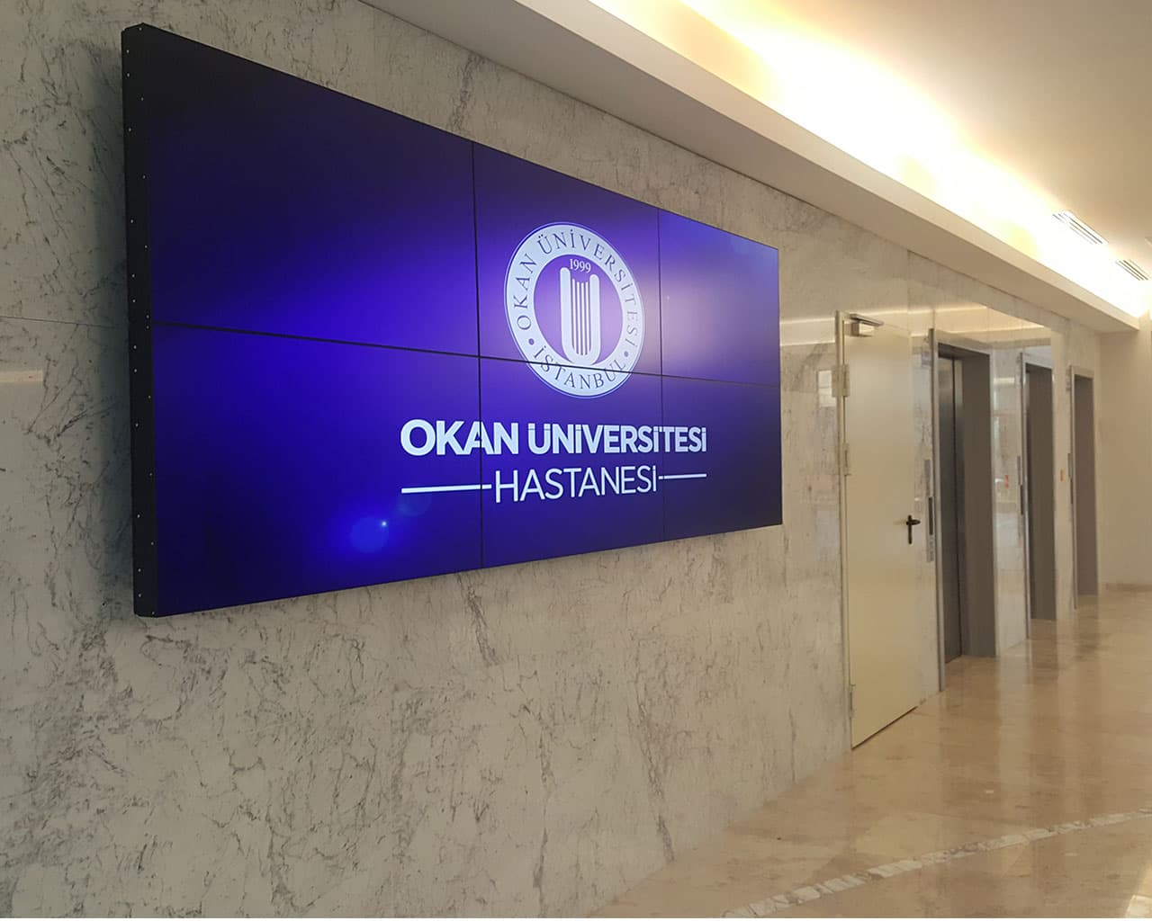 Okan Üniversitesi Hastanesi Videowall