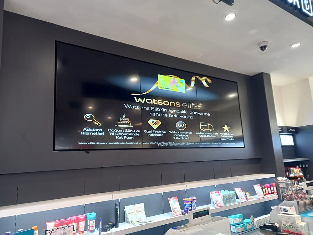 Perakende Video Wall Uygulaması