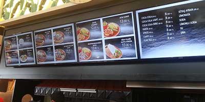 Menuboard Sistemleri