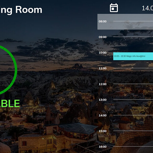 Toplantı Odası Bilgilendirme Sistemleri Ara Yüz Tasarım Örnekleri