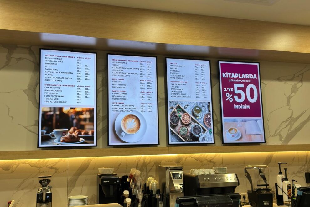 D&R Cafeler Menuboard