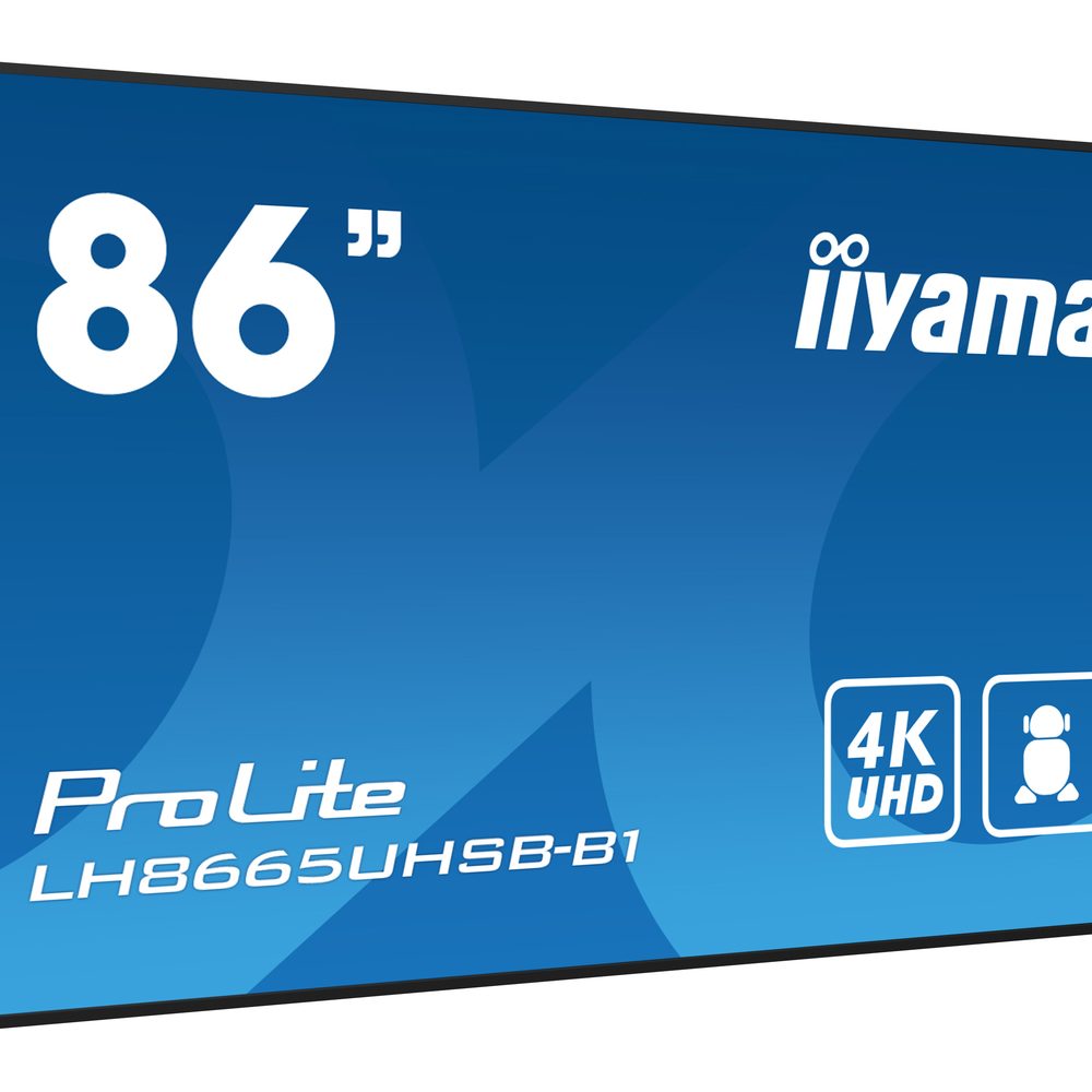 ProLite LH8665UHSB-B1 Signage Monitor