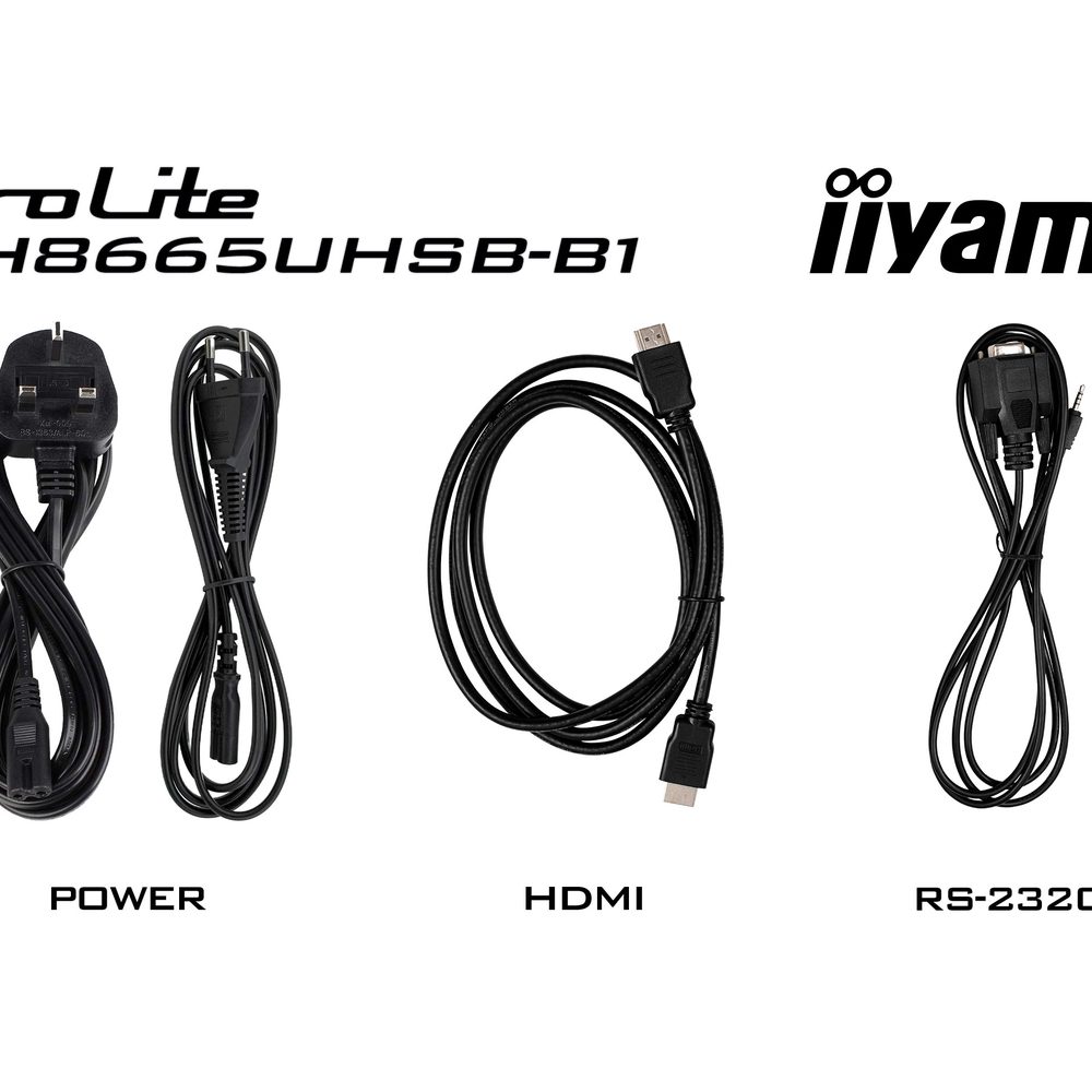 ProLite LH8665UHSB-B1 Signage Monitor